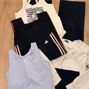 Girls 10/12 Athletic Bundle: Adidas, Ivivva, We Wander, Tek Gear MOVING SALE